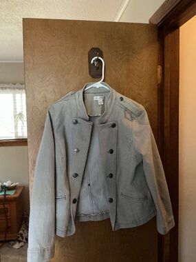 Beautiful Gray Christopher & Banks Jacket L